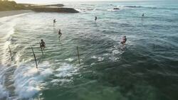 Sri Lanka's Natural Beauty by Drone: Temples to Coastlines Stock Footage