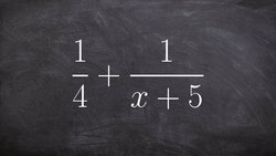 How do you add two basic rational expressions with unlike denominators Instructional Video