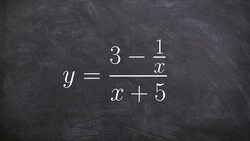 Use the quotient rule to take the derivative Instructional Video