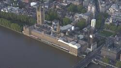 Aerials of Westminster ahead of Brexit deal debate Instructional Video