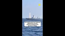 Indian Navy's New Destroyer Hits Bullseye In First Brahmos Firing at Sea News Clip