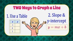 Graphing a Line: Two Methods Explained Instructional Video