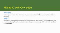 Learn and Master C Programming - Overview of Mixing C with C++ Instructional Video
