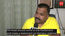 PM Modi should come to Parliament and make a statement on Manipur violence News Clip