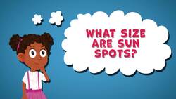 I WONDER - What Size Are Sun Spots? Instructional Video
