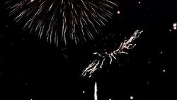 Daimonjiyaki Festival at Mt. Myojogatake,Hakone Japan Stock Footage