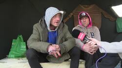 Residents of tent city say the province has turned its back on them, and it’s getting unsafe News Clip