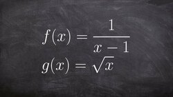 Find the Domain by Composing Two Functions Radical and Rational Instructional Video