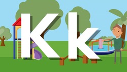 Phonics - sound of Kk. ESL Video for teachers, for beginners Instructional Video