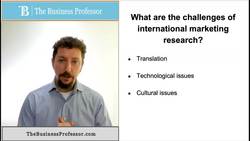 Marketing - Challenges of International Market Research Instructional Video
