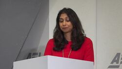 Full: Suella Braverman delivers a keynote address on global migration in Washington DC News Clip
