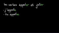 French irregular verbs in ER in the present tense - French conjugation 5 Instructional Video
