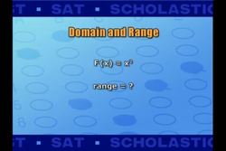 Algebra, Domain and Range Instructional Video