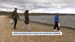 Long Island residents participate in Oyster Bay beach and harbor cleanup News Clip