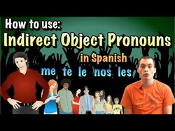 Indirect Object Pronouns in Spanish (me, te, le, nos, os, les) Instructional Video