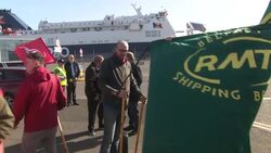 UK: P&O Ferries resumes limited service after 800 staff sacked. News Clip