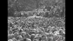 Memorial service for victims of the East Berlin demonstrations News Clip