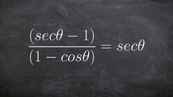 Verifying a trigonometric Identities Instructional Video