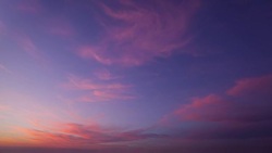 Cloudscape Dusk Stock Footage