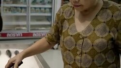 Hand shopping fresh food in supermarket Stock Footage