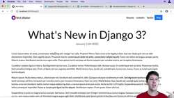 Django3- Course Introduction Instructional Video