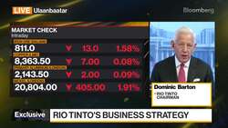 Rio Tinto Chairman 'Very Positive' on China's Outlook News Clip