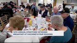 Stratford hosts 13th annual veterans breakfast News Clip