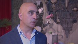 Banksy offers dark take on nativity in Bethlehem News Clip