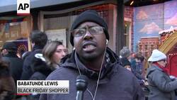 Braving the cold on Black Friday for holiday deals News Clip