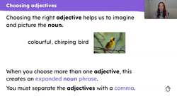 Comparing adjectives and adverbs to show emotion Instructional Video