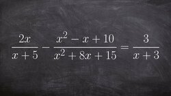 Solving a rational expression by multiplying by the LCM Instructional Video