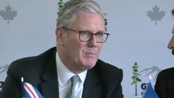 Keir Starmer and Volodymyr Zelensky at a bilateral meeting during G7 summit in Canada News Clip