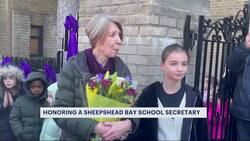 Sheepshead Bay Catholic school honors secretary for decades of service News Clip