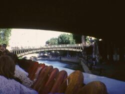 PARIS SIGHTSEEING ON A BATEAUX MOUCHE, SEPTEMBER 1978 Stock Footage