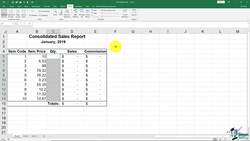 The Complete Excel Guide: Beginners to Advanced - Consolidating Data Instructional Video