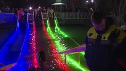 CLEAN : Russia: Orthodox Christian pilgrims celebrate Epiphany News Clip