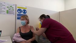 Covid vaccine centre News Clip