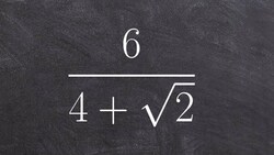 Rationalize the denominator with a radical Instructional Video