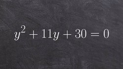 Solving using the quadratic equation - Math test answers - Math help Instructional Video