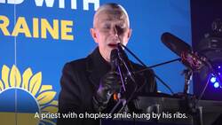 Dame Helen Mirren recites poem at vigil to mark anniversary of Ukraine invasion News Clip