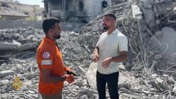 Palestinian in Gaza desperate to recover loved ones still buried under rubble News Clip