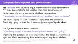 Analysing the poem ‘Belfast Confetti’ by Ciaran Carson Instructional Video