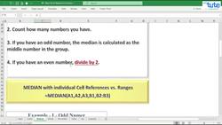 Basic Excel Statistical Functions Tutorial Instructional Video
