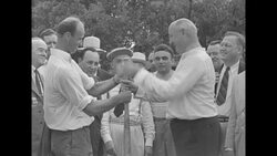 Congressional Democrats join Pres. Franklin Roosevelt for a picnic at the Jefferson Islands, MD, 1937 News Clip