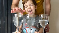 How to Play Music on Glasses with Water Instructional Video