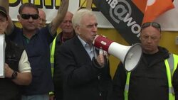 John McDonnell makes a speech at Harland and Wolff shipyard News Clip
