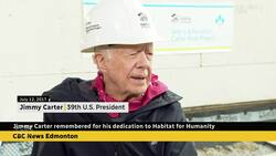 A look back at Jimmy Carter's 2017 visit to Edmonton News Clip
