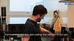 How to Cook a Full English Breakfast | Easy English 53 Instructional Video