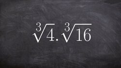 How to Apply the Product Rule of Radicals to Multiply an Expression Instructional Video