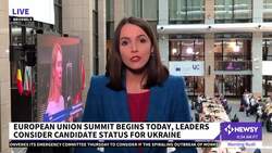 European Union Leaders Set To Grant Ukraine Candidate Status News Clip